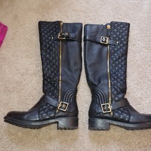 Steve Madden quilted boots